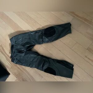 Franks Thomas leathers men pants motorcycle